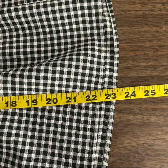 5/$20 Black and White Gingham Smocked Drop Waist Tank With Shoulder Bows - Picture 9 of 9